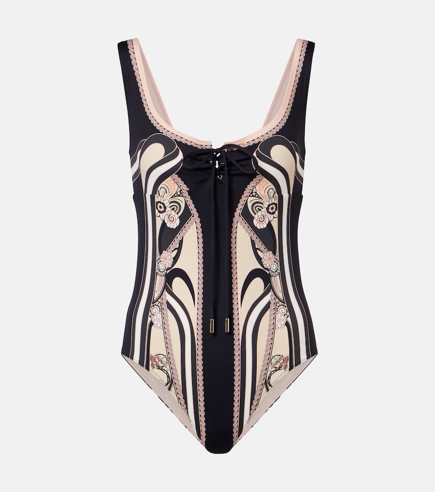Sunset printed swimsuit