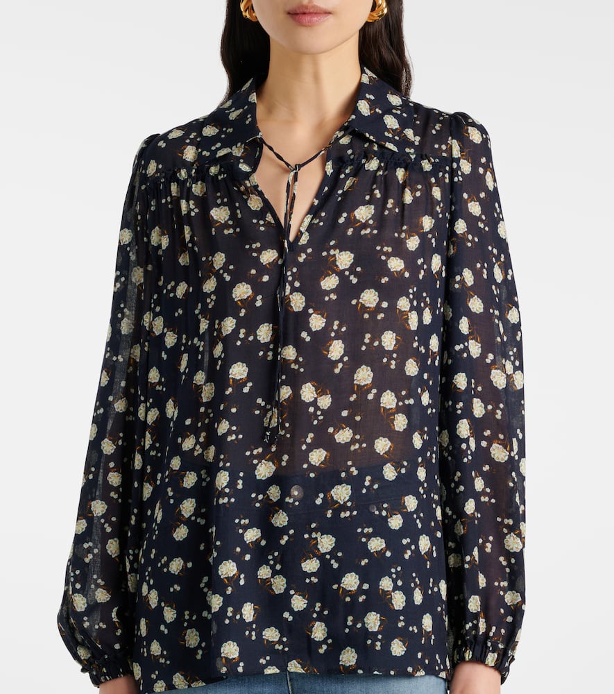 Floral Volumes blouse