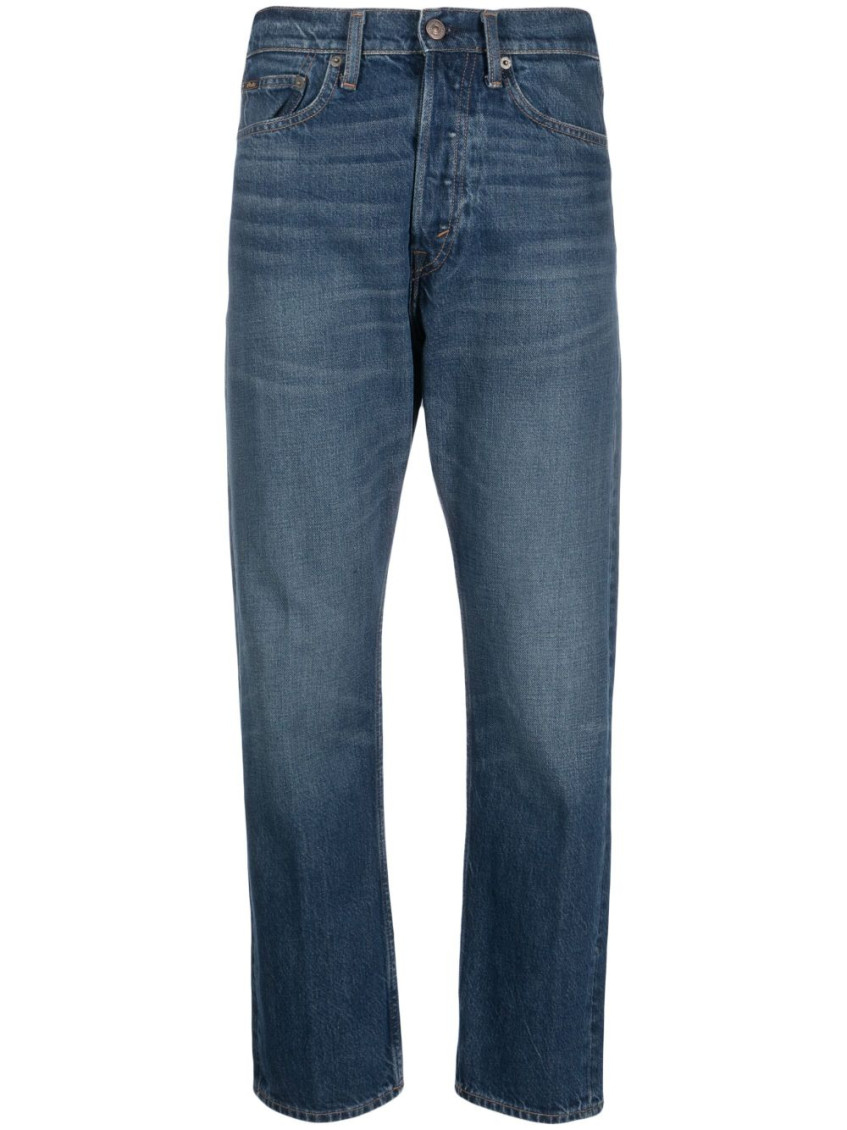 3X1 Rigid high-waist cropped jeans - Blue