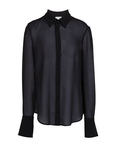 Woman Shirt Black Size 8 Polyester