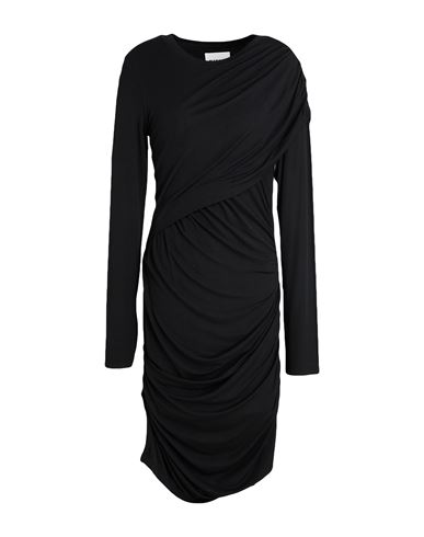 Woman Mini dress Black Size 6 Modal, Elastane