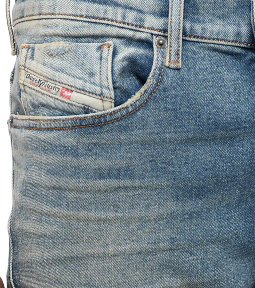 Blue Mid Rise Jeans