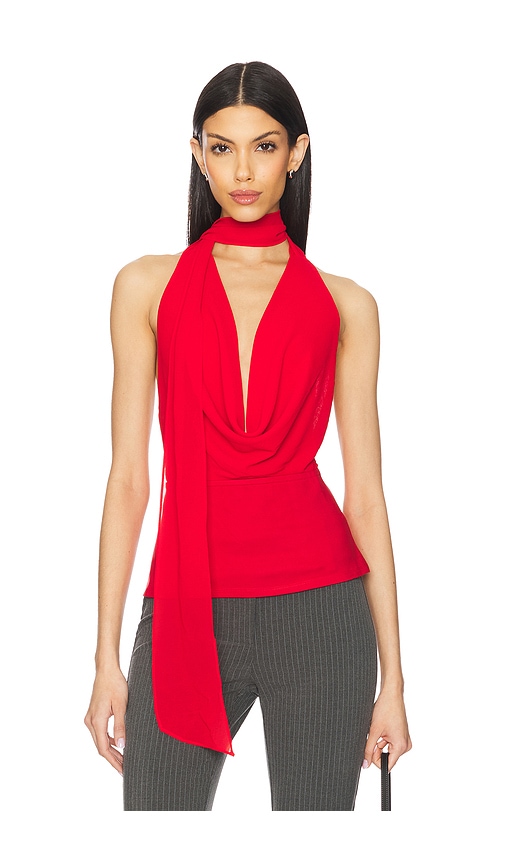 MAJORELLE Kelly Halter Top in Black. -  XL also in