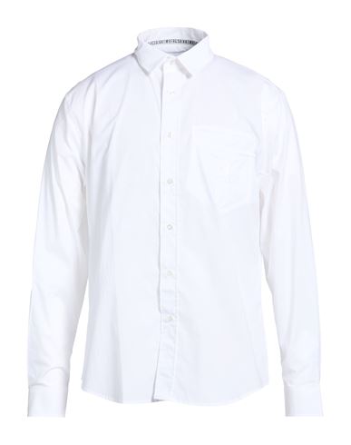 Man Shirt White Size 16 ½ Cotton, Elastic fibres