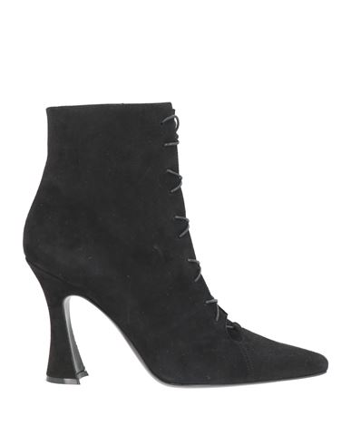 Kallistè Woman Ankle boots Black Size 10 Leather