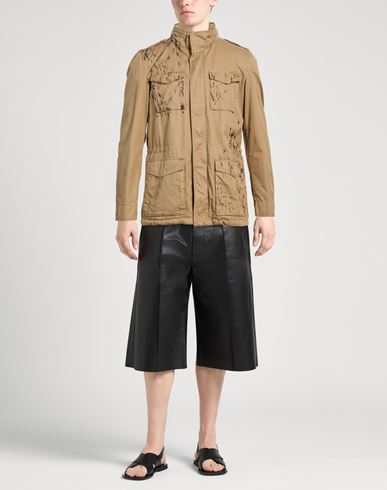 Man Coat Sand Size 40 Cotton