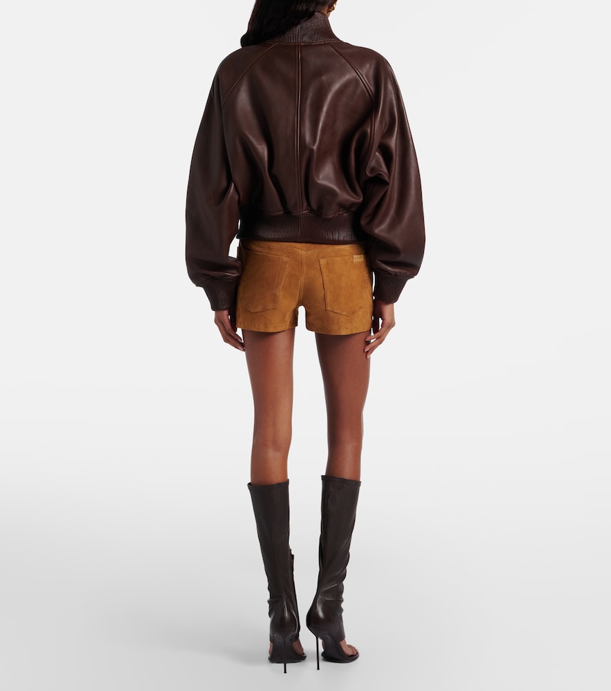 Suede shorts