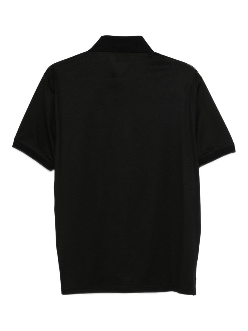 Emporio Armani - cotton polo shirt short sleeves collar