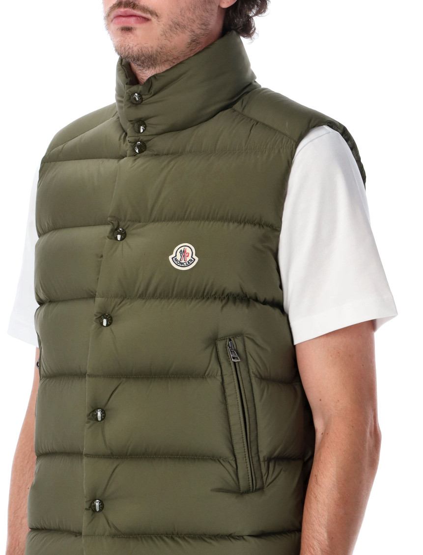 Moncler - high collar padded coat side pocket