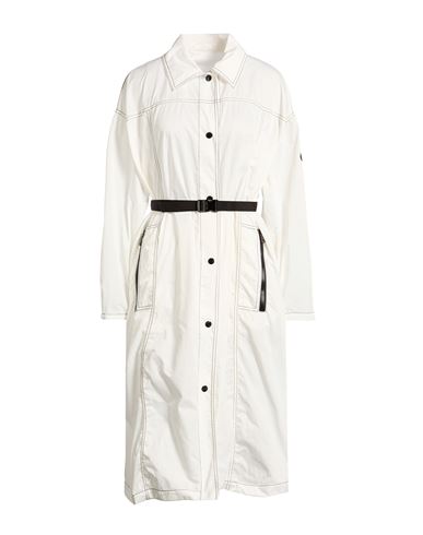 Woman Overcoat & Trench Coat White Size 0 Polyester