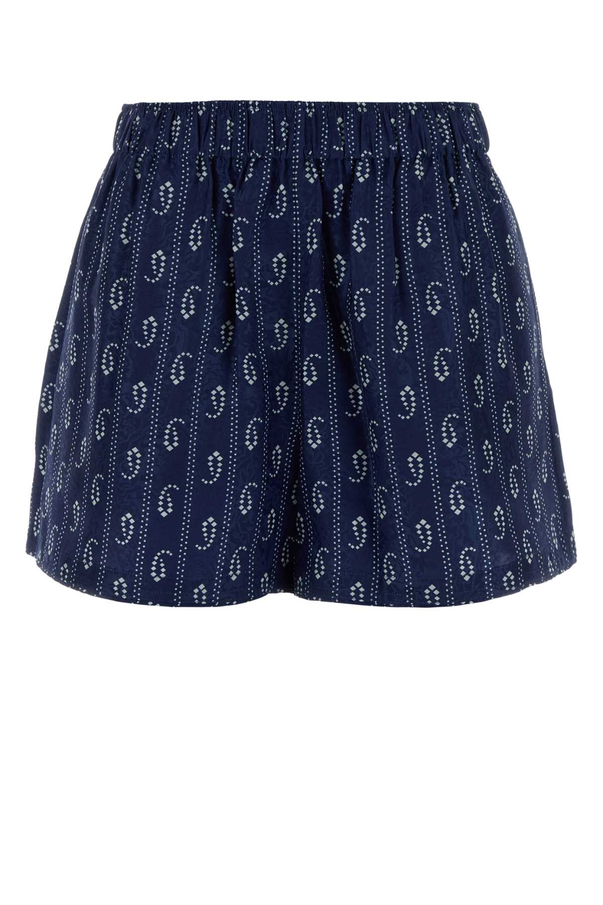 Paisley Shorts — Navy