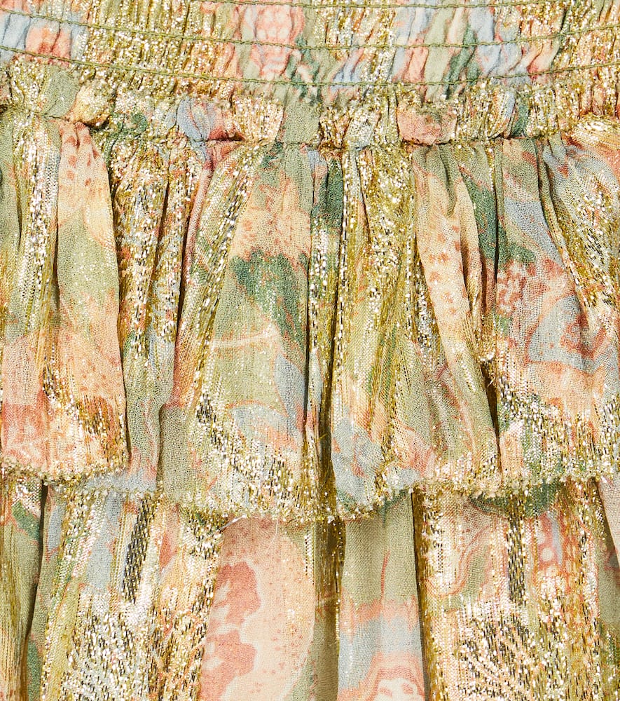 Louise Misha Roumia floral skirt