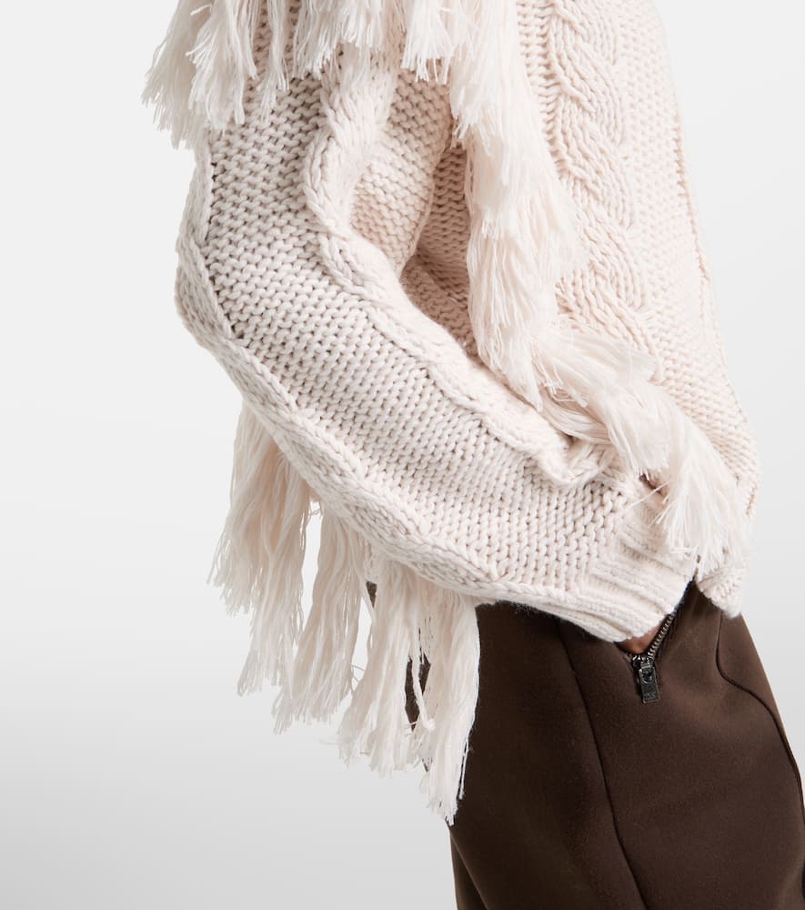 Turtleneck wool-blend sweater