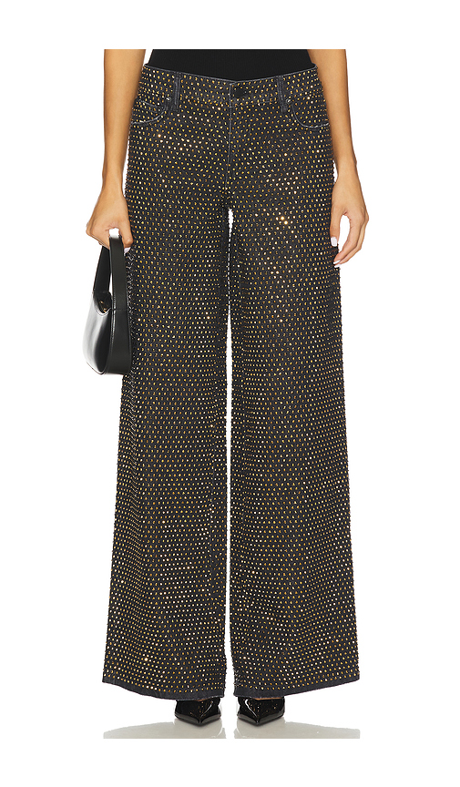 Alice + Olivia Amazing Baggy Jean in Black. - 25 also