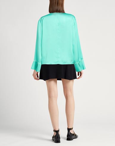 Forte_forte Woman Top Turquoise Size 3 Silk, Elastane