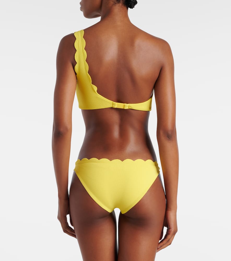 Santa Barbara scalloped bikini top