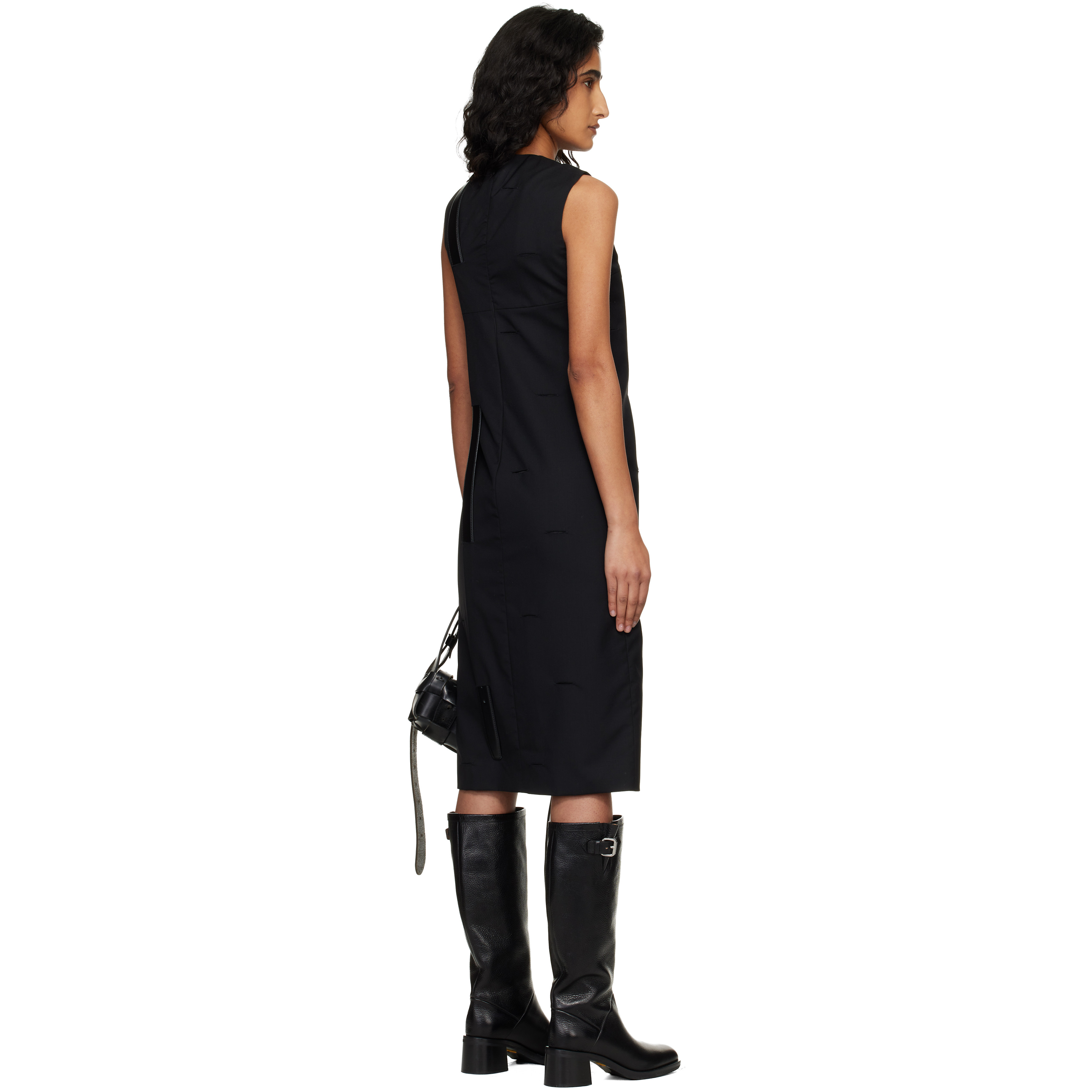 Black Holy Midi Dress