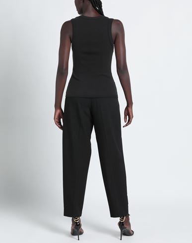 Des_phemmes Woman Tank top Black Size 4 Cotton, Elastane, Glass, Metal, Polyester