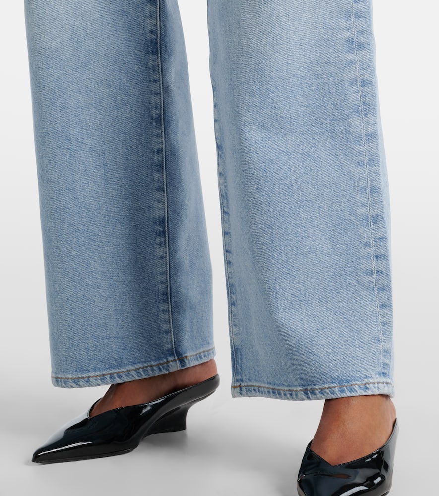 Harper high-rise wide-leg jeans