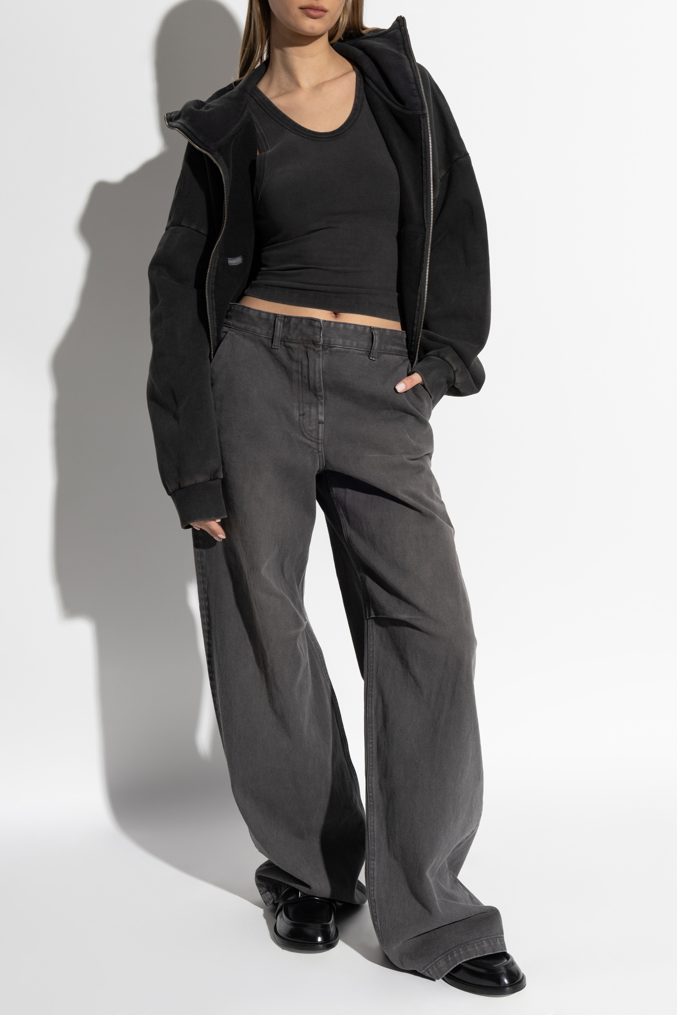 Top Cropped, Women's, Black