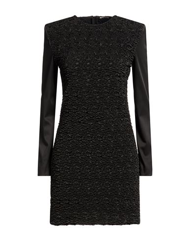 Woman Mini dress Black Size 2 Acetate, Nylon, Elastane