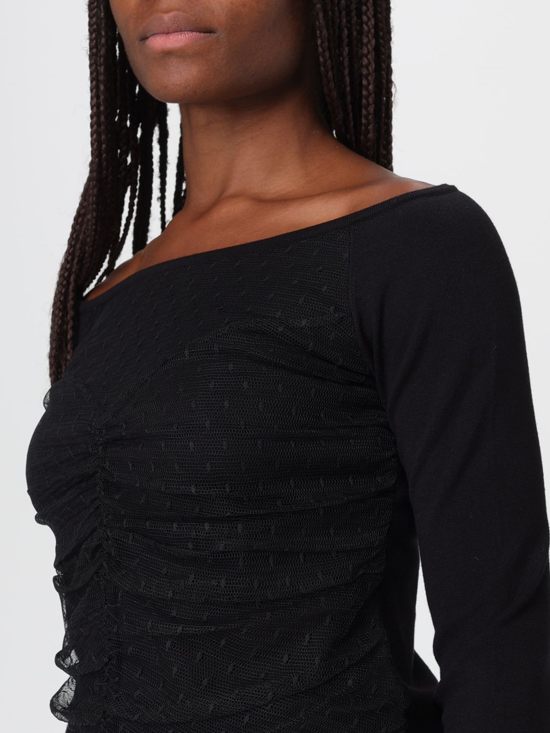 Top Woman color Black