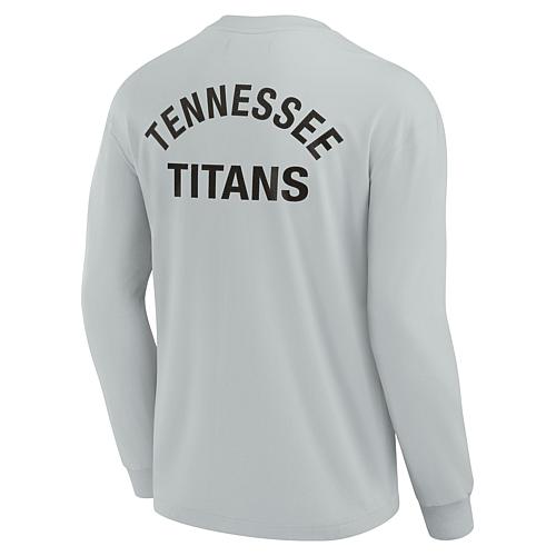 Unisex Gray Tennessee Titans Super Soft Long Sleeve T-Shirt