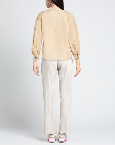 Woman Top Beige Size 4 Acrylic, Polyester
