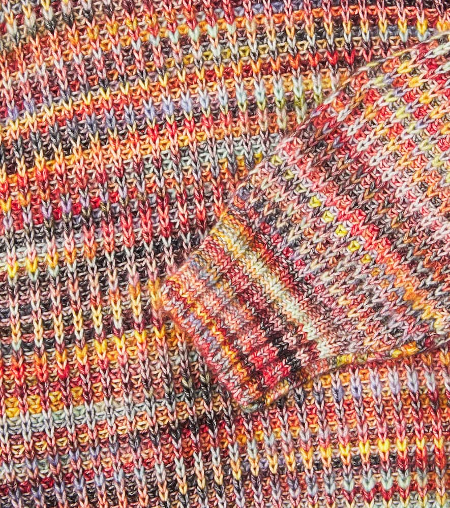 Bosse space-dyed cotton-blend sweater
