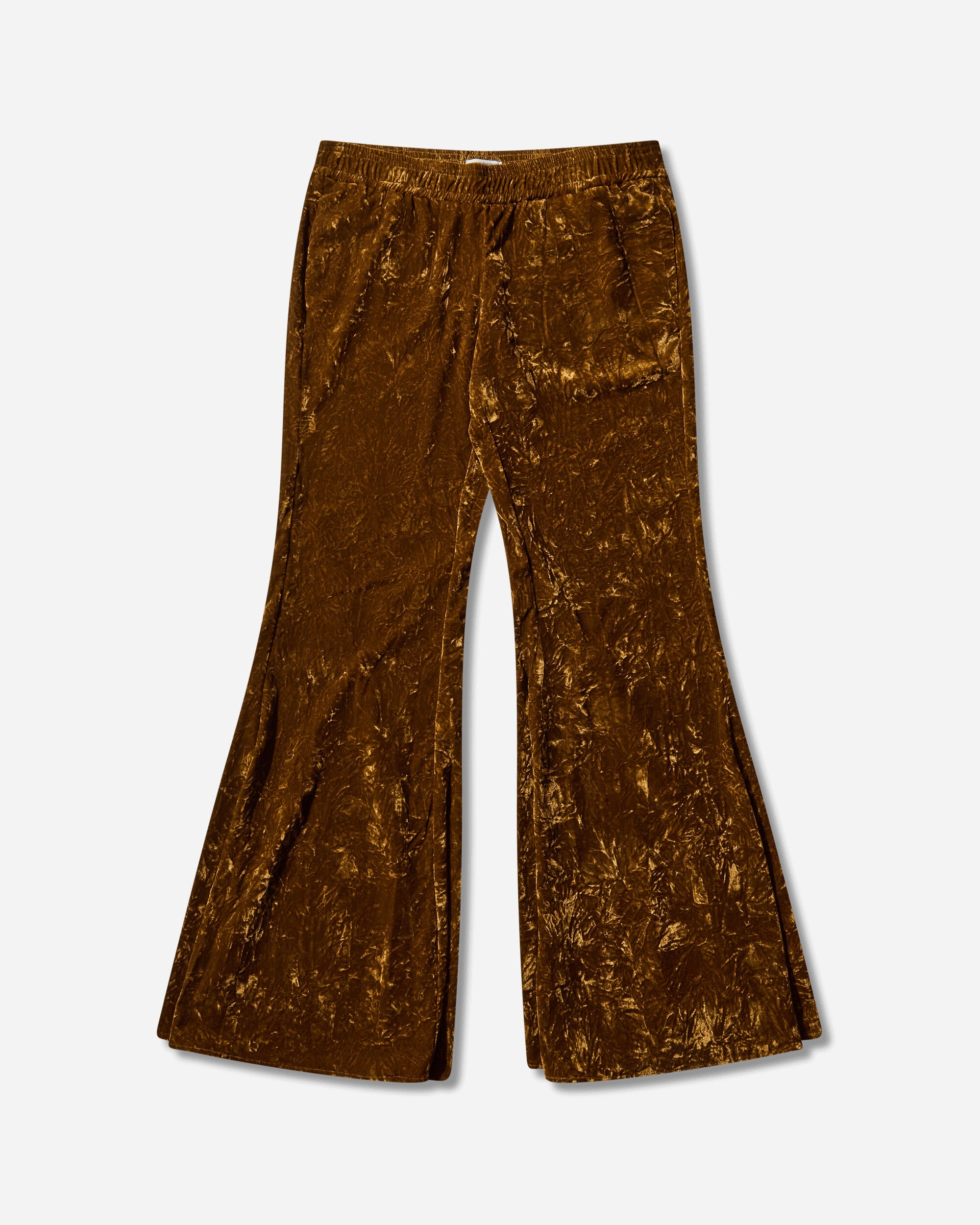 Women s Velour Flare Pants Brown Liqueur