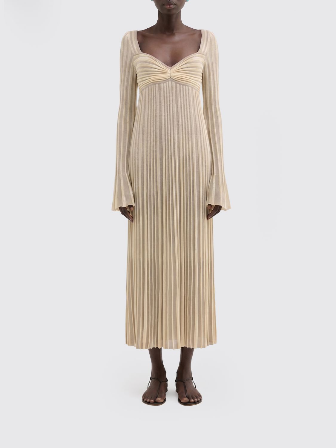 Dress Woman color Beige