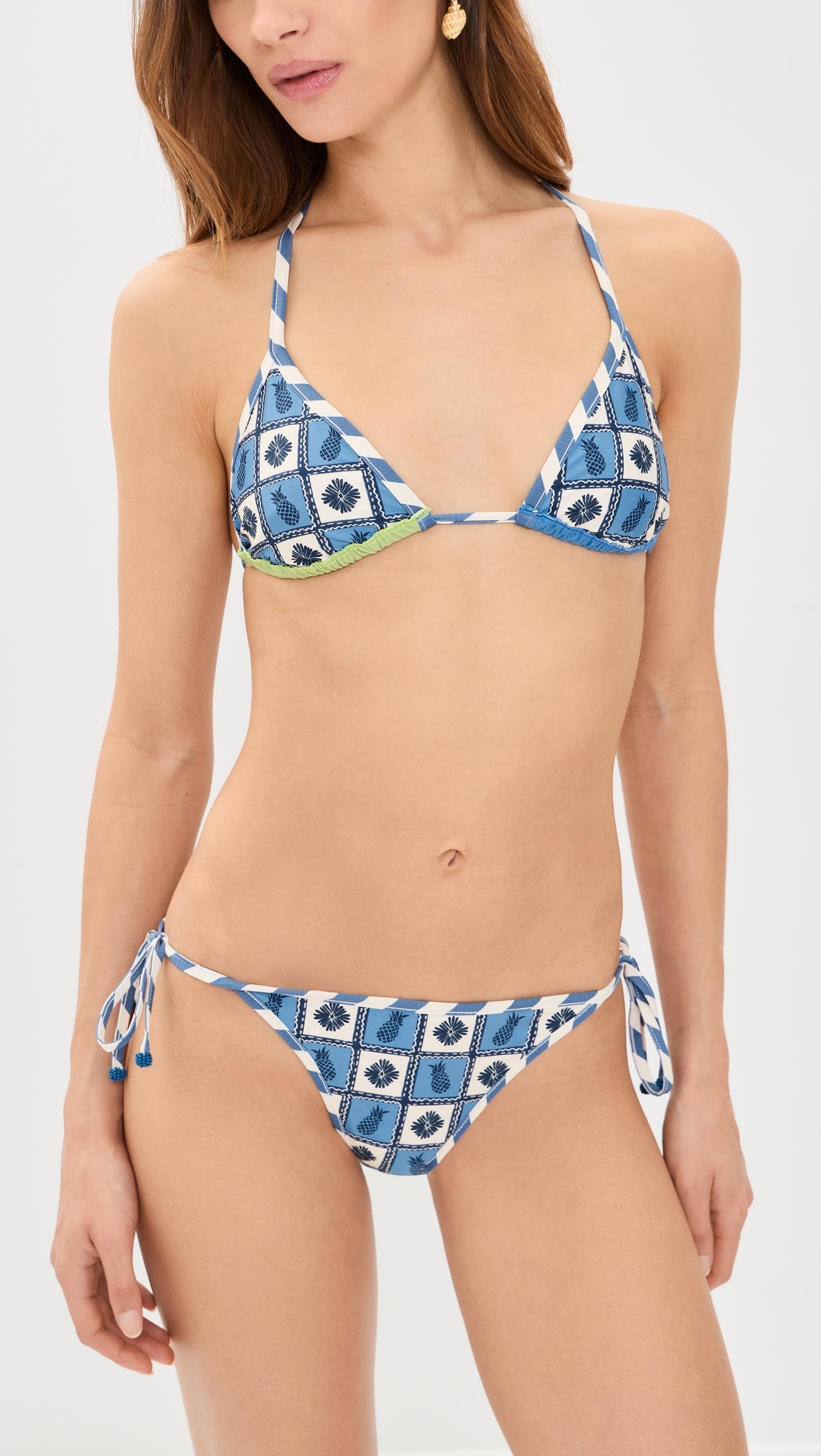 Ludovica Basket Reversible Triangle Top Multicolor