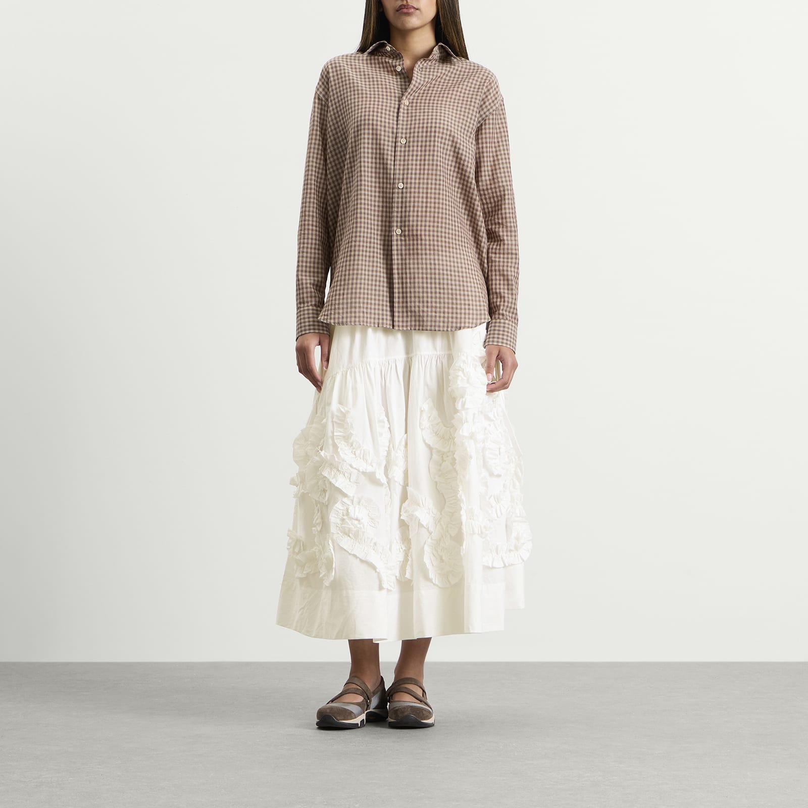 Women's Orbit Skirt Ecru Fossil