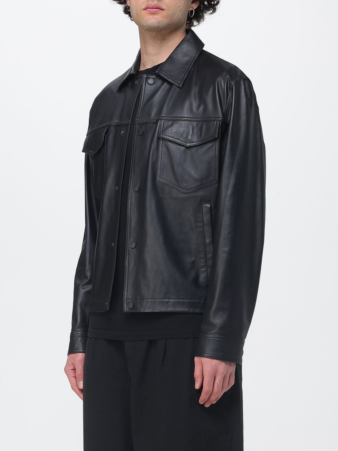 Jacket Men color Black