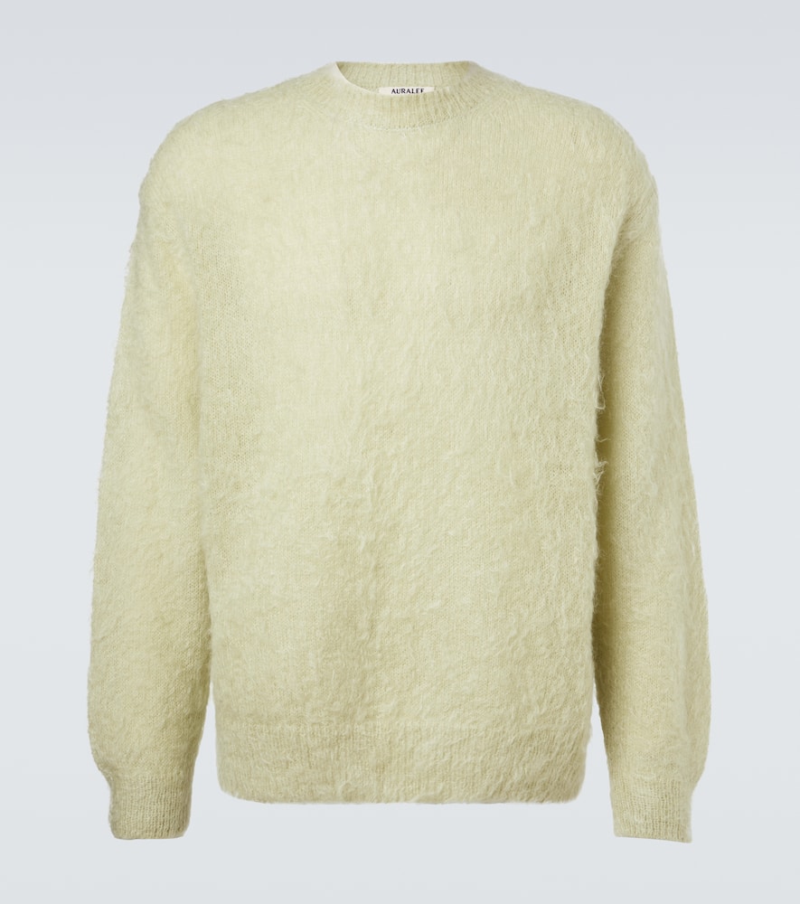 Mohair and wool sweater
