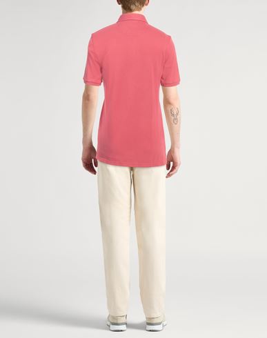 Fedeli Man Polo shirt Coral Size 44 Cotton