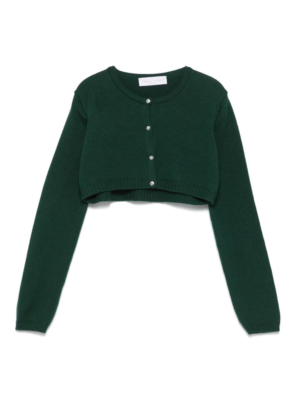 Cropped cardigan - Green