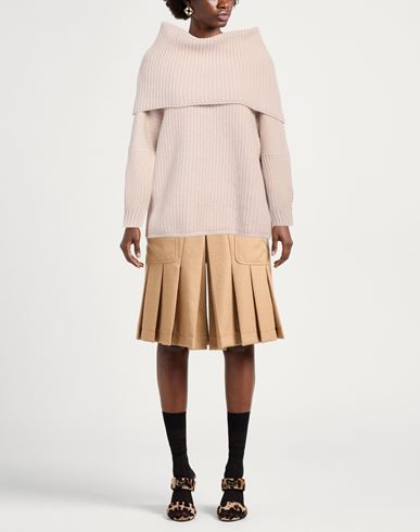 Woman Turtleneck Light pink Size 6 Virgin Wool, Cashmere