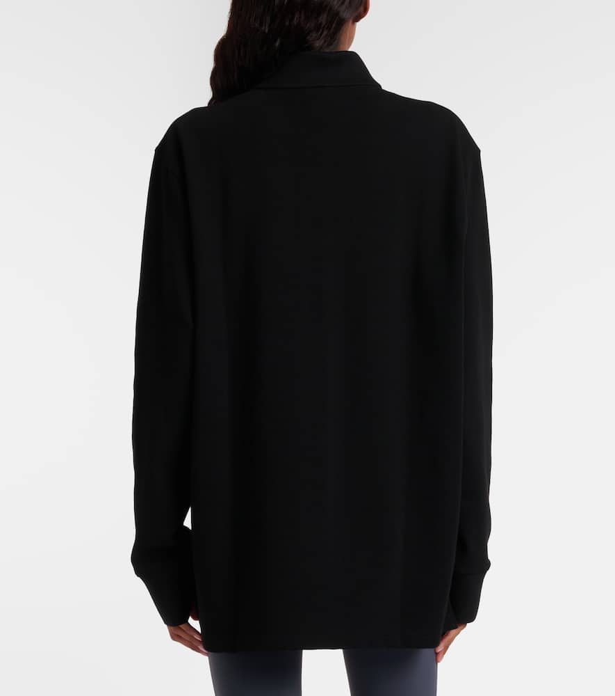 Courrèges Cotton jersey polo sweater