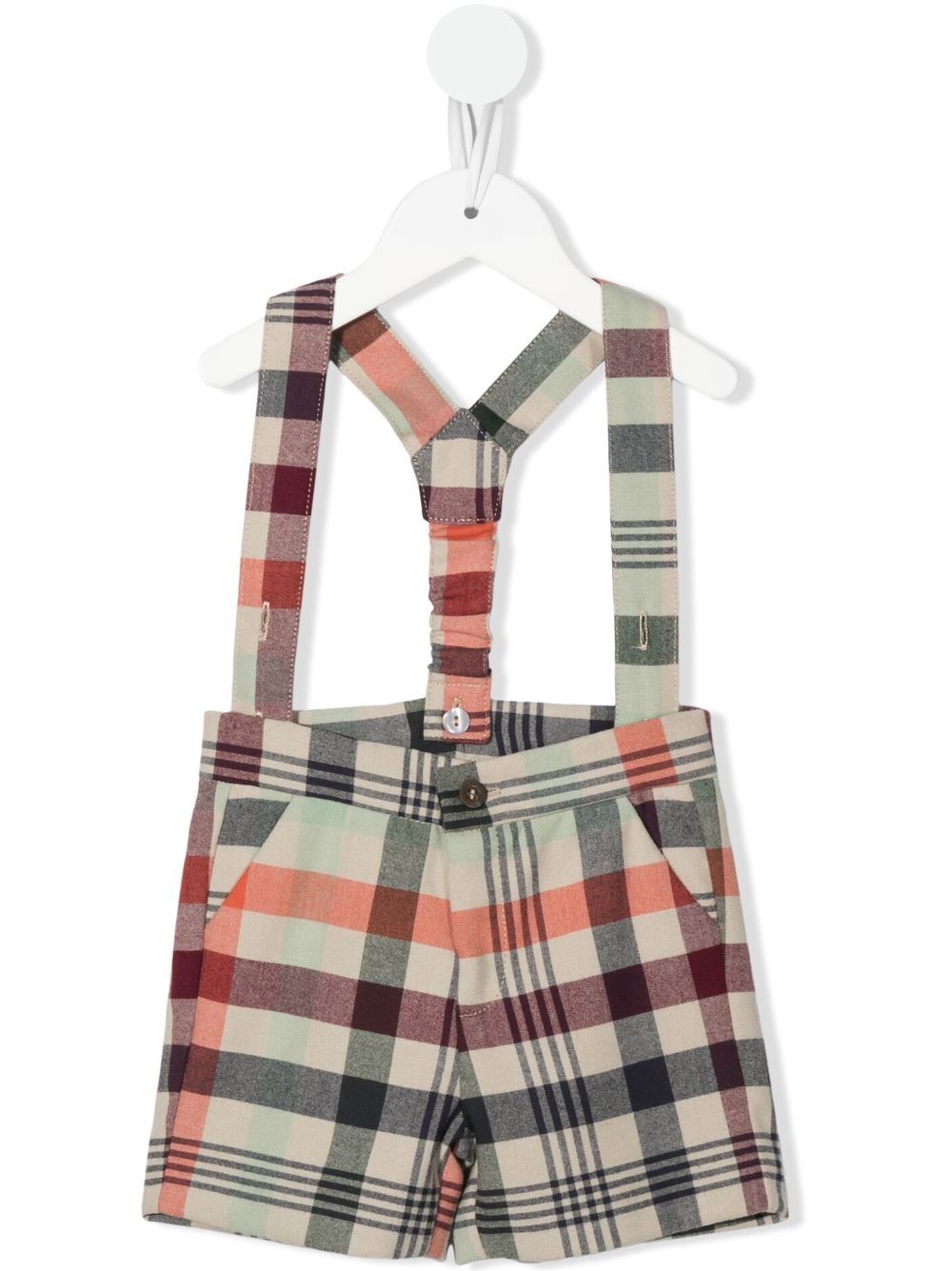 Booker short dungarees - Neutrals