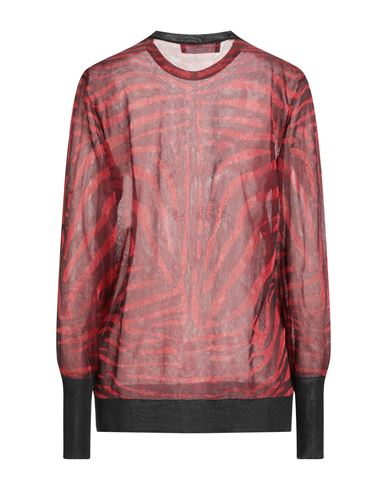 Woman Sweater Red Size 4 Polyester