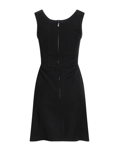Woman Mini dress Black Size 2 Viscose, Linen
