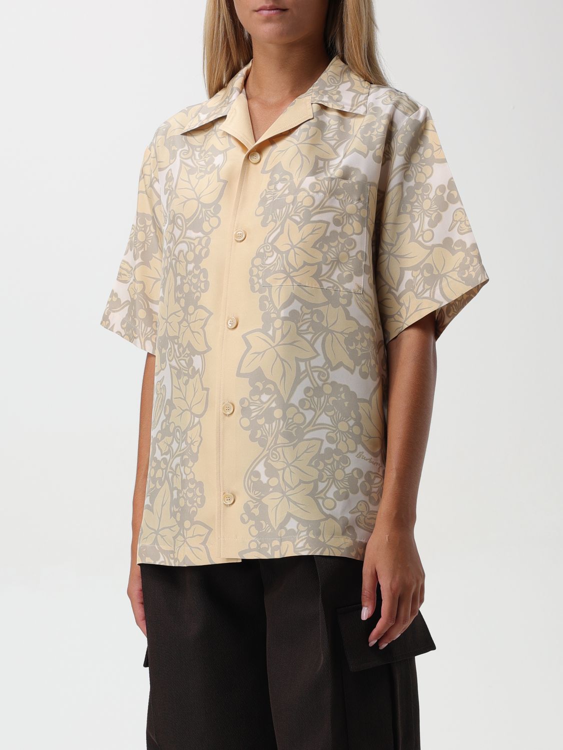 Ivy silk shirt - Neutrals
