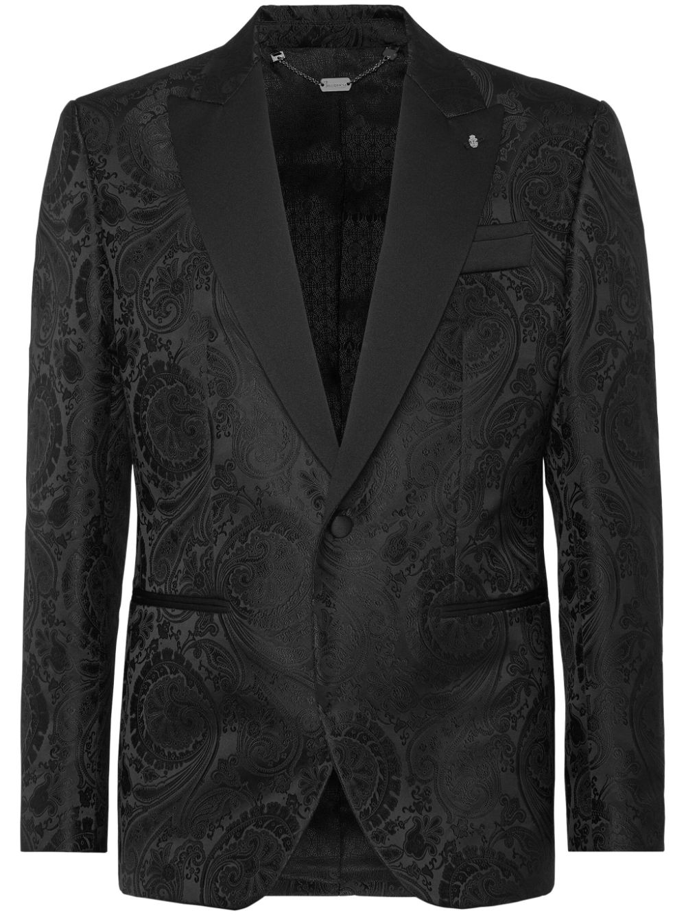 Jacquard blazer - Black