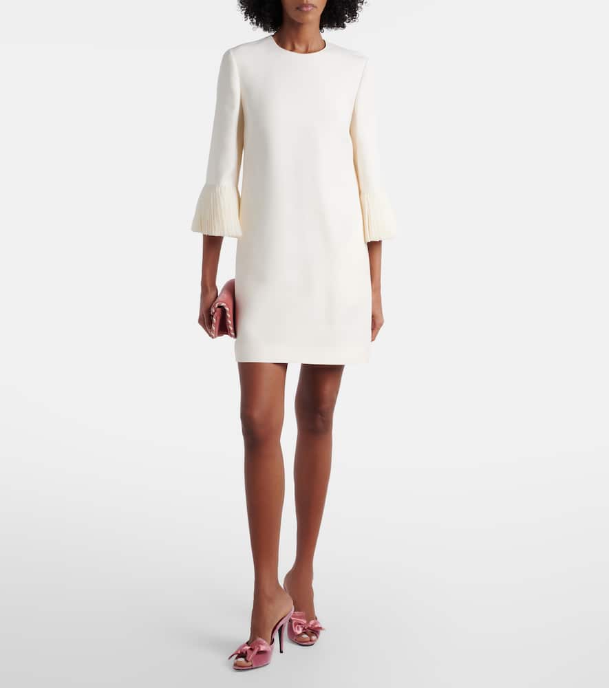Wool and silk minidress