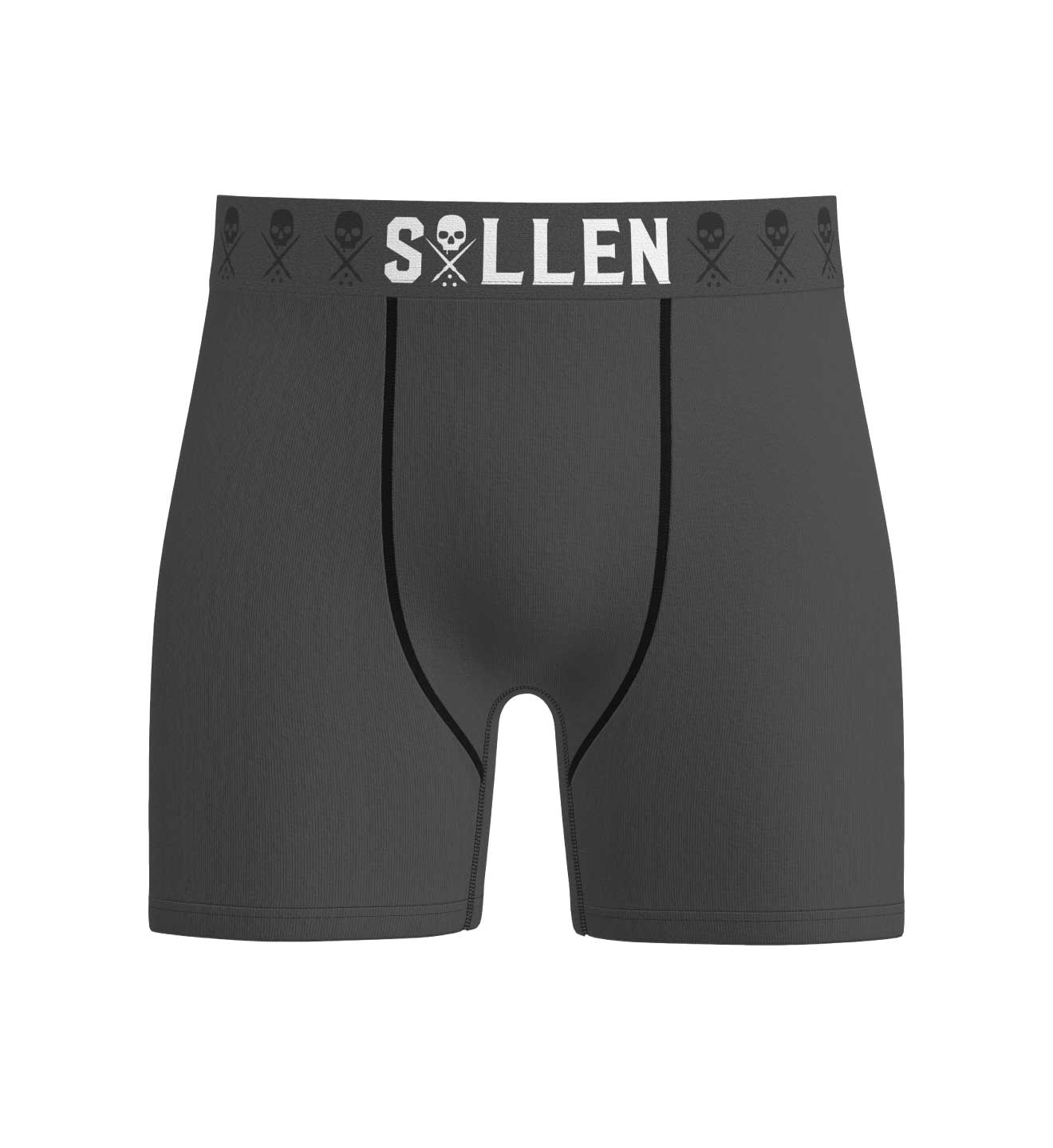 Solid Luxe Boxers - Dark Grey, DARK GREY