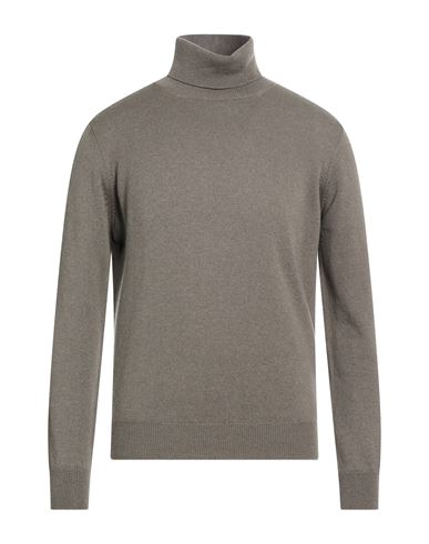 Man Turtleneck Taupe Size 40 Cashmere