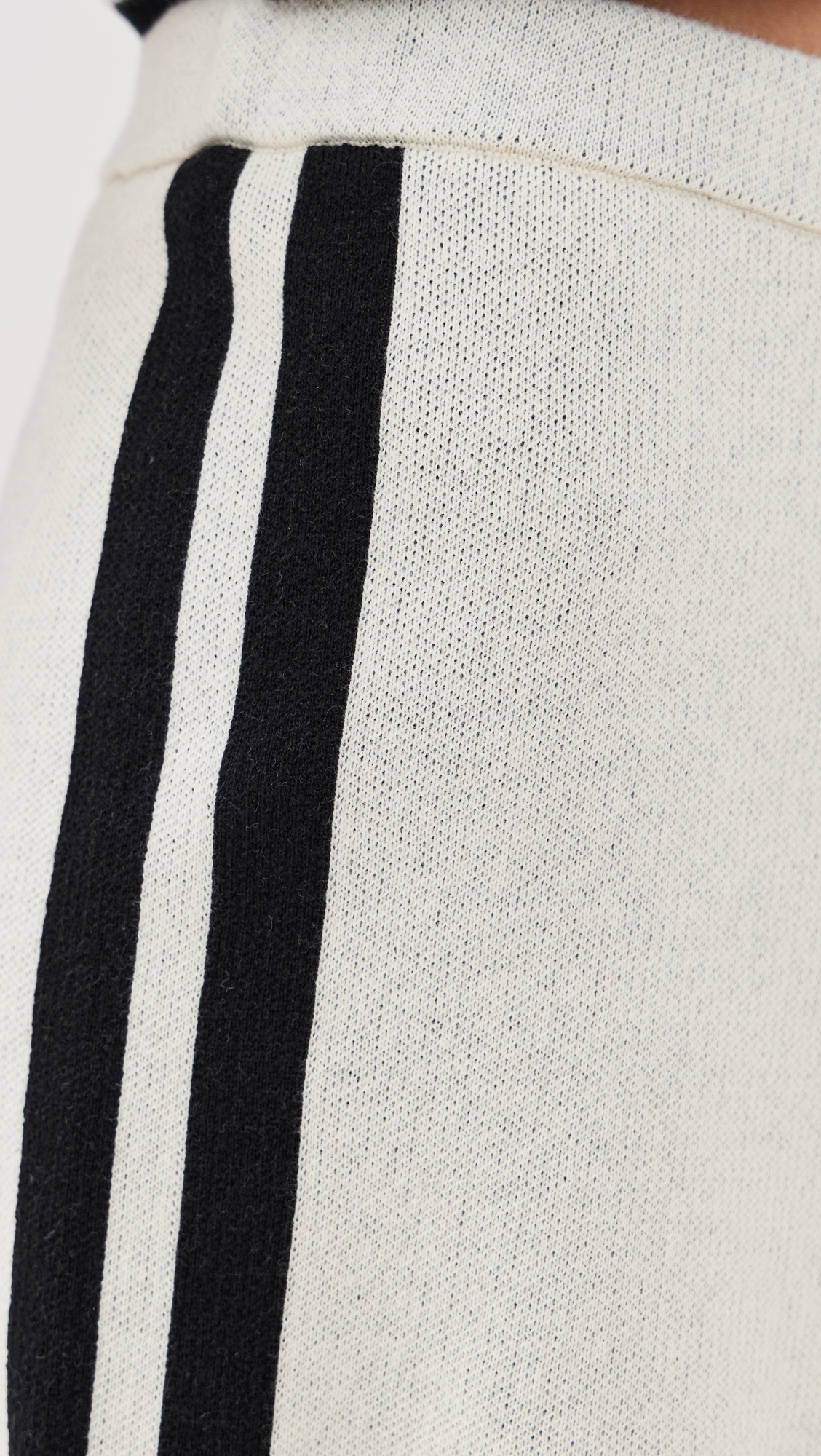 Varsity Track Shorts White/Black