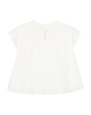 Kid Girl Top White Size 12 Cotton, Polyamide