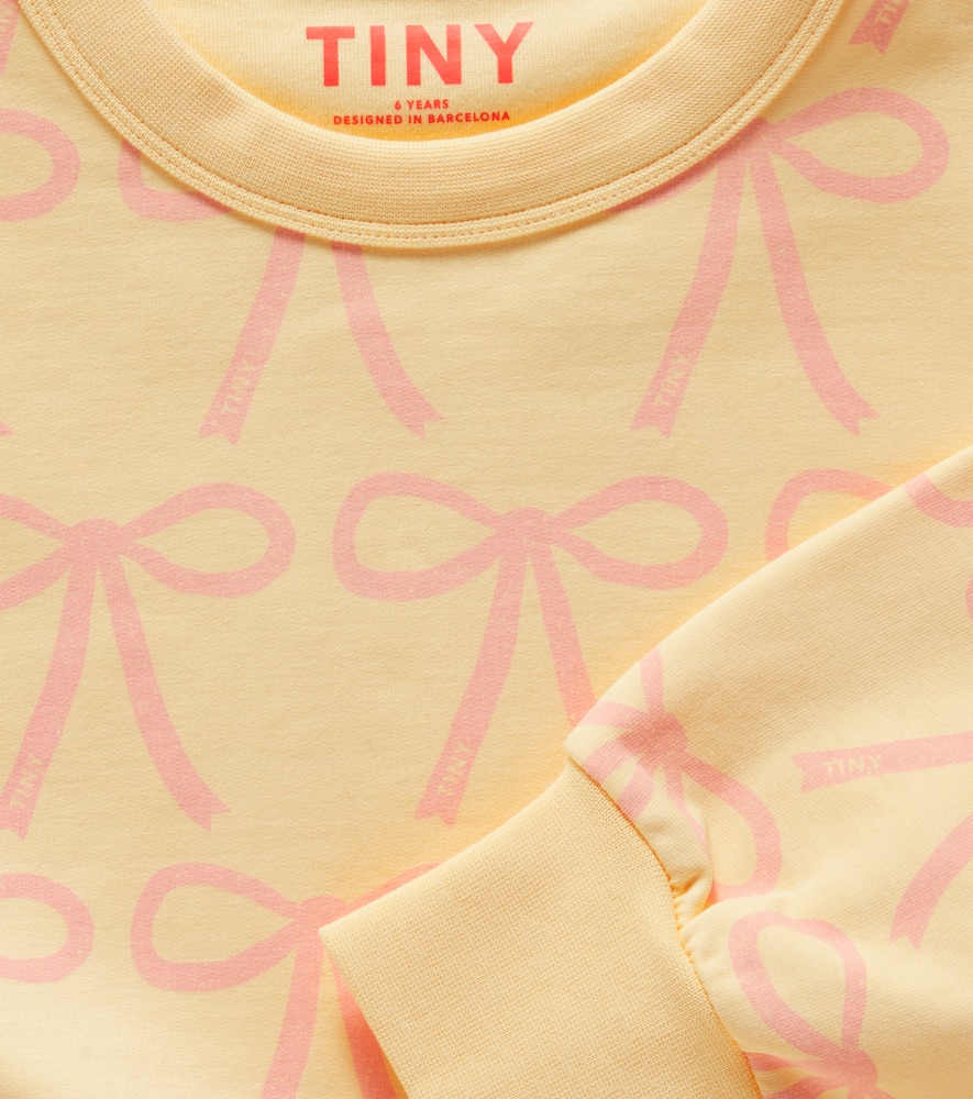 Tinycottons Bows cotton-blend jersey sweatshirt